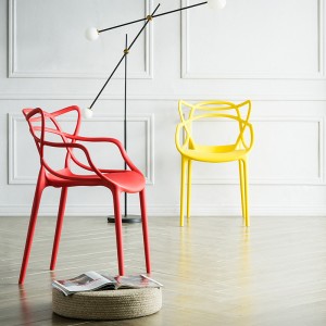 أفكار التصميم الحديثة المتقدمة ، كراسي القهوة الراحة ، كراسي الطعام البلاستيكية تكويم